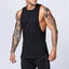 Camiseta sin mangas de algodón para hombres para entrenamientos de verano