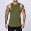 Camiseta sin mangas de algodón para hombres para entrenamientos de verano