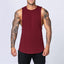 Camiseta sin mangas de algodón para hombres para entrenamientos de verano