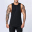 Camiseta sin mangas de algodón para hombres para entrenamientos de verano