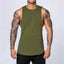 Camiseta sin mangas de algodón para hombres para entrenamientos de verano