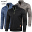 Men's Half Zipper Turtleneck Sweatshirt - Cozy & Stylish
