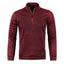 Men's Half Zipper Turtleneck Sweatshirt - Cozy & Stylish