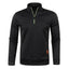 Men's Half Zipper Turtleneck Sweatshirt - Cozy & Stylish