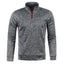 Men's Half Zipper Turtleneck Sweatshirt - Cozy & Stylish