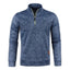 Men's Half Zipper Turtleneck Sweatshirt - Cozy & Stylish