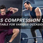 Men's Print Compression Rash Guard - Summer Workout Shirt
