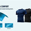 Men's Print Compression Rash Guard - Summer Workout Shirt