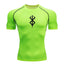 Men's Print Compression Rash Guard - Summer Workout Shirt
