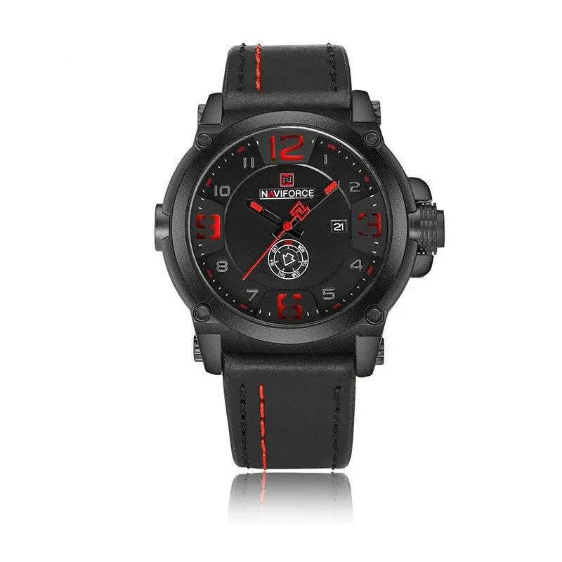 Reloj de Cuarzo para Hombre - Reloj de Pulsera Resistente al Agua con Calendario
