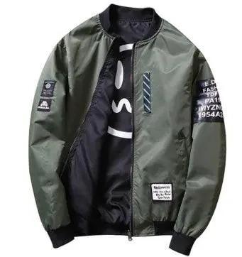 Veste de vol réversible pour hommes pour l'automne et l'hiver
