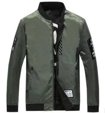 Veste de vol réversible pour hommes pour l'automne et l'hiver