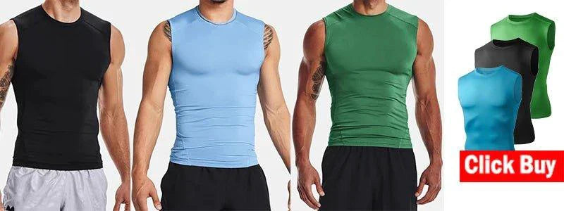 Men's Quick-Drying Double Layer Running Shorts