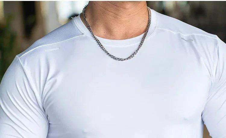 Men's Quick Dry Long Sleeve Training Shirt for Sports