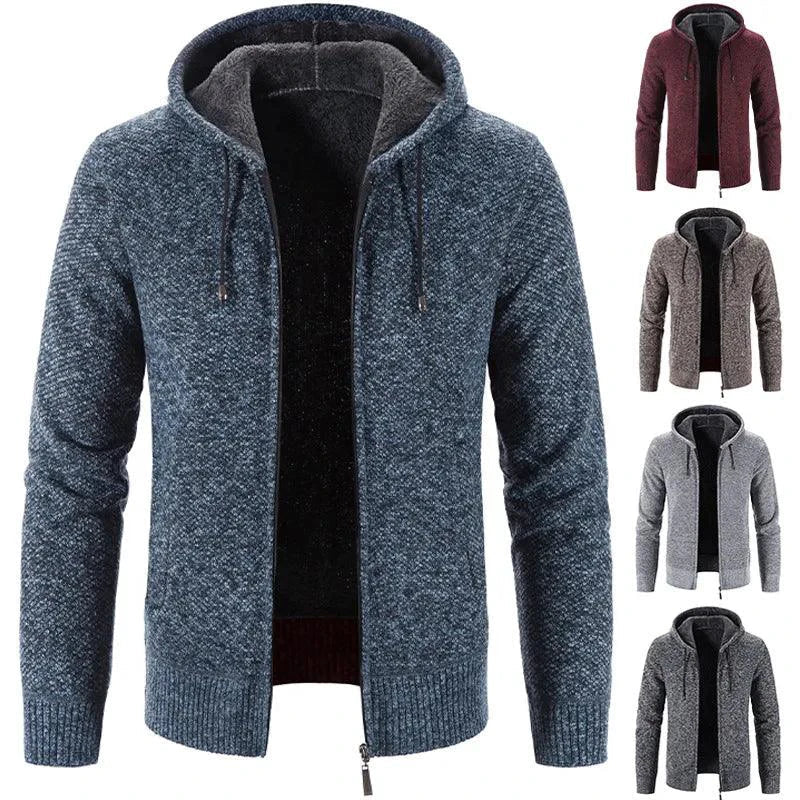 Veste Cardigan en Fleece Stylée pour Hommes