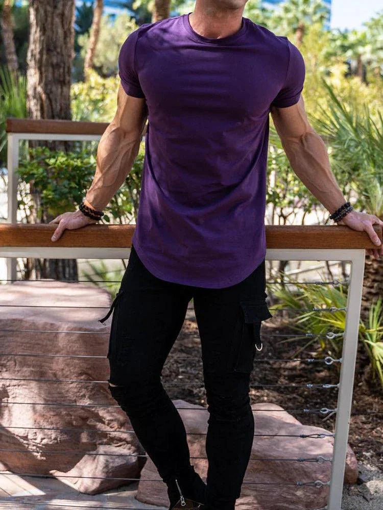 T-shirt muscle d'été pour hommes pour les entraînements en salle de sport