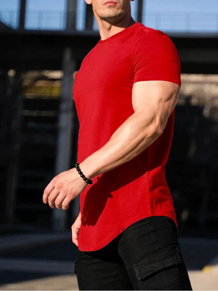 T-shirt muscle d'été pour hommes pour les entraînements en salle de sport