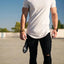 T-shirt muscle d'été pour hommes pour les entraînements en salle de sport