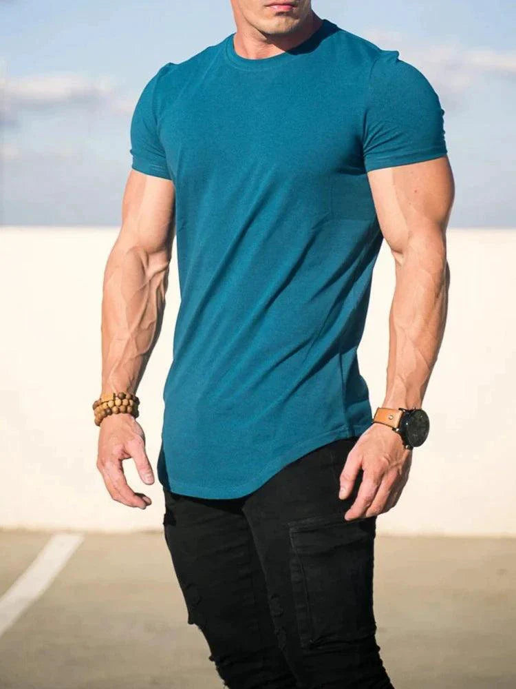 T-shirt muscle d'été pour hommes pour les entraînements en salle de sport
