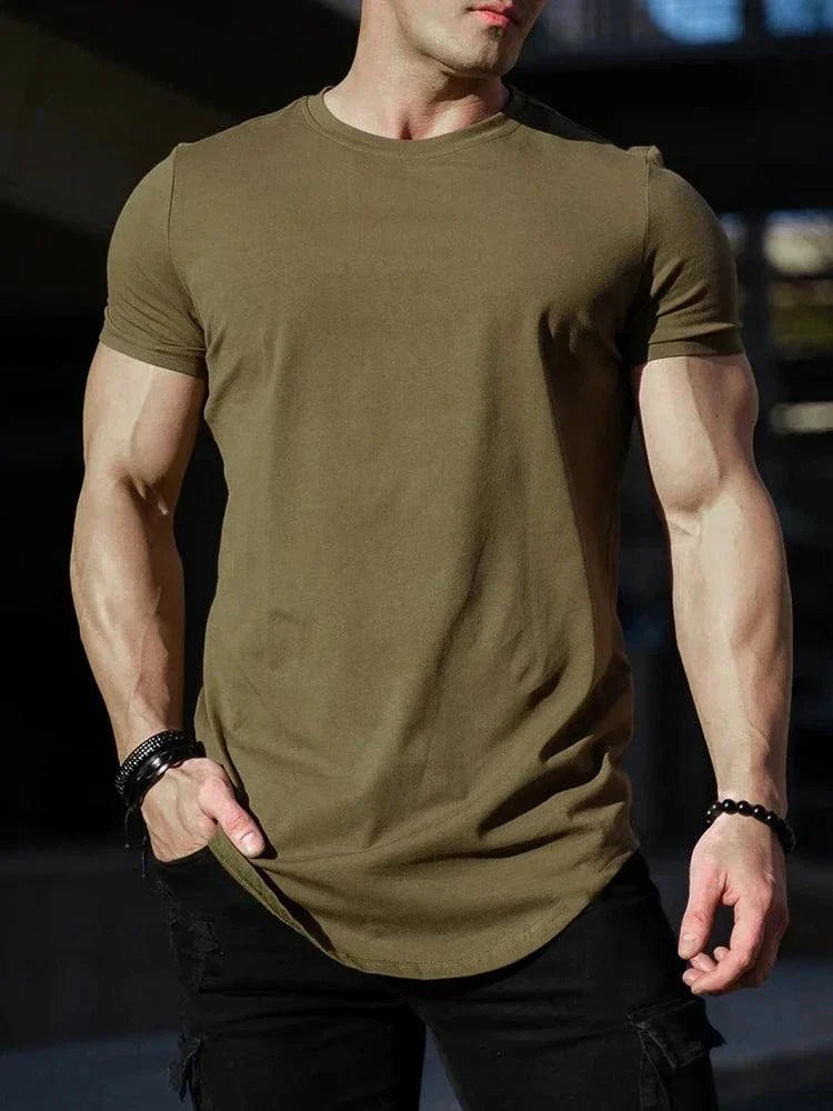 T-shirt muscle d'été pour hommes pour les entraînements en salle de sport
