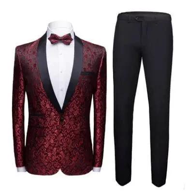 Ensemble de Costume de Mariage pour Hommes - Tenue Formelle Élégante