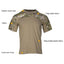 Chemise de combat tactique camouflage pour hommes - Vêtements actifs de plein air