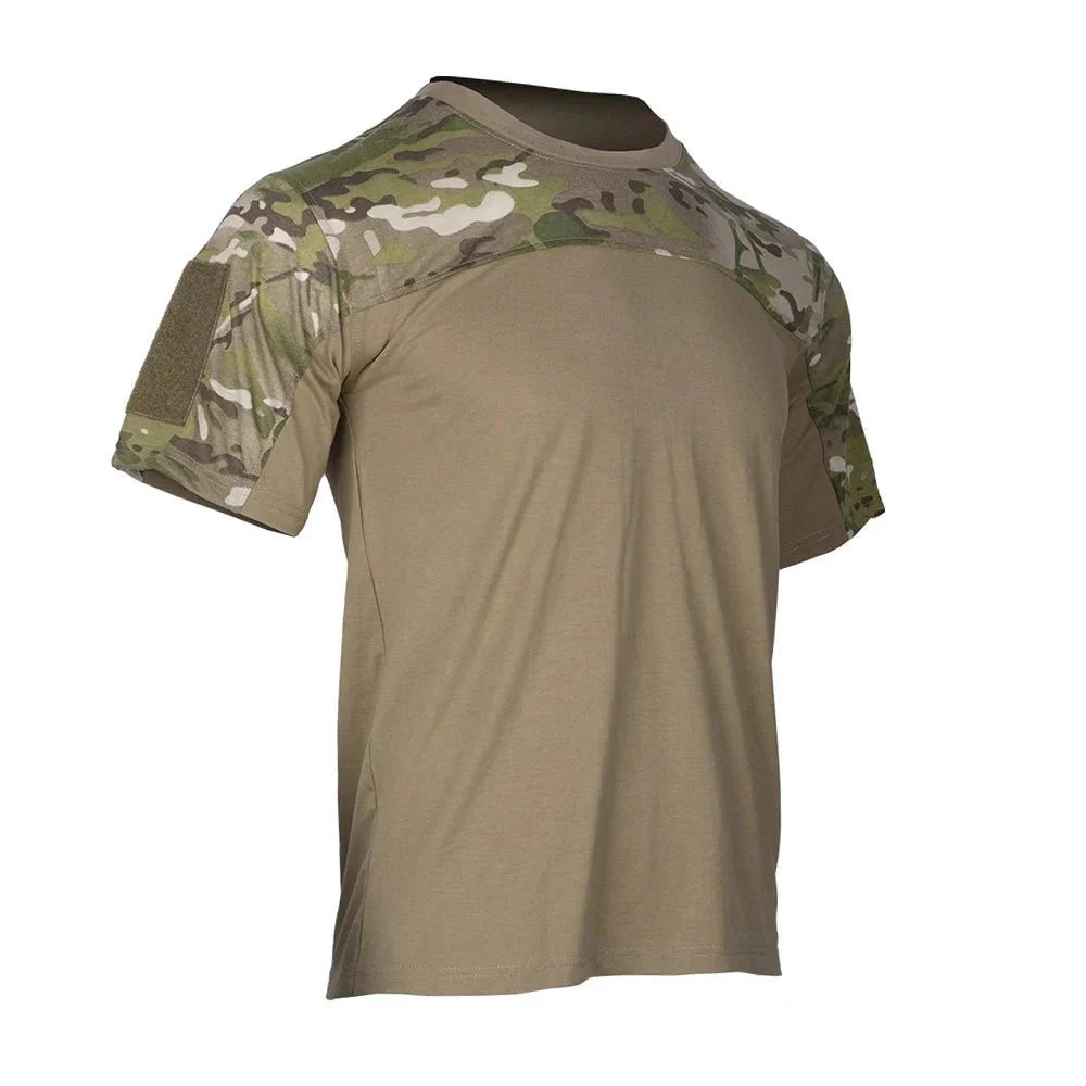 Chemise de combat tactique camouflage pour hommes - Vêtements actifs de plein air