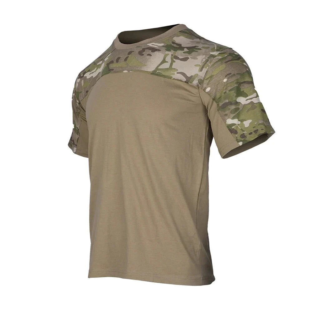 Chemise de combat tactique camouflage pour hommes - Vêtements actifs de plein air