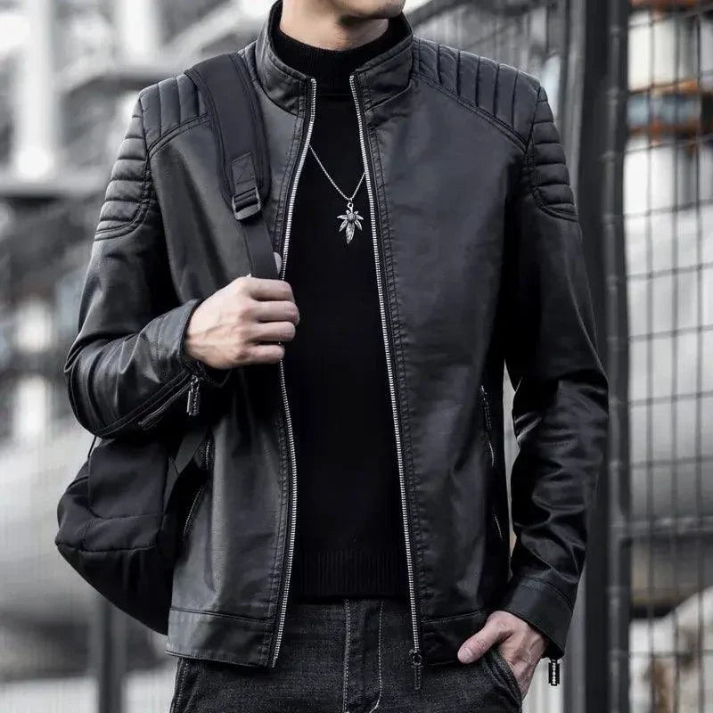 Men's Premium Motorcycle Leather Jacket