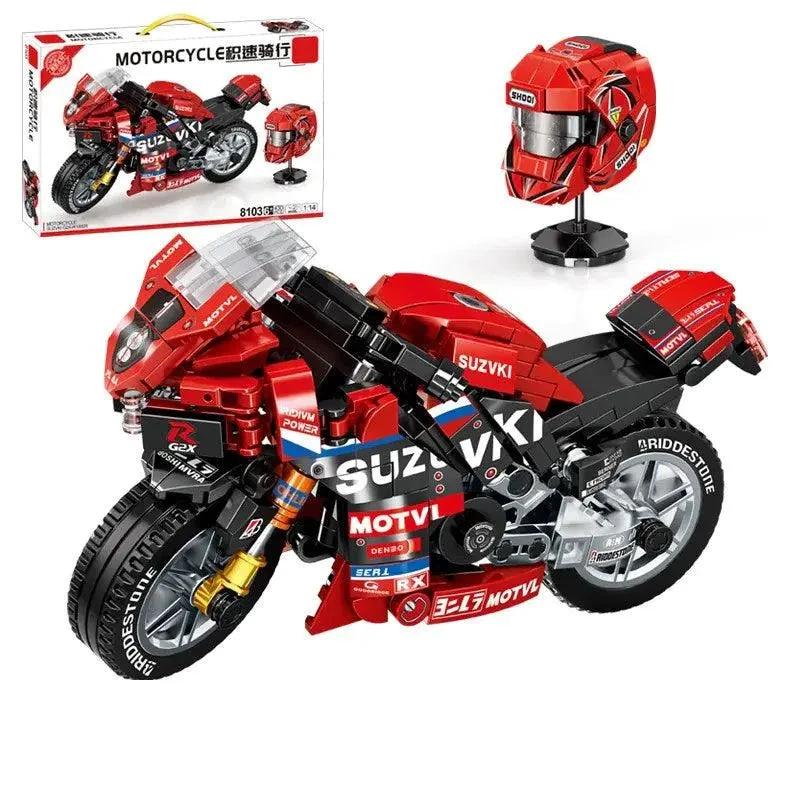 Motorcycle Model Educational Toy for Creative Builders