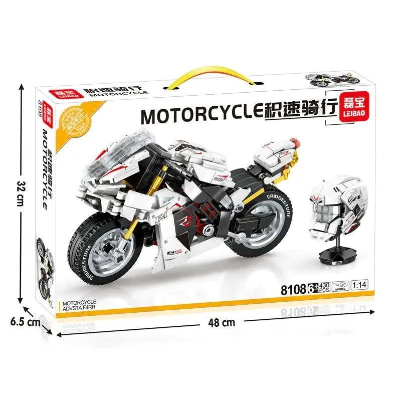 Motorcycle Model Educational Toy for Creative Builders