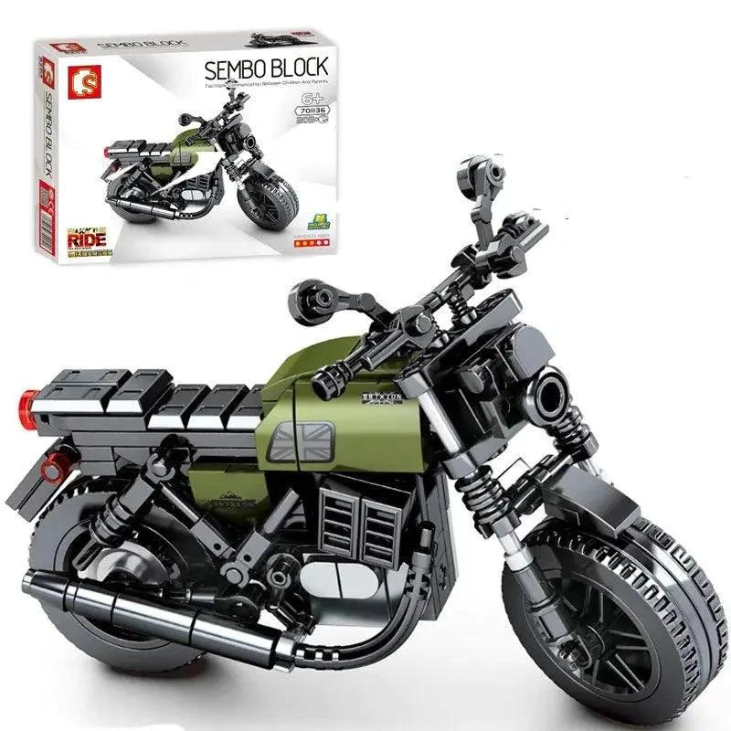 Motorcycle Model Educational Toy for Creative Builders