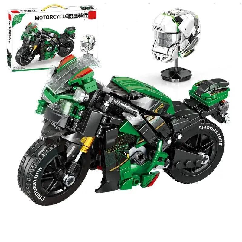 Motorcycle Model Educational Toy for Creative Builders