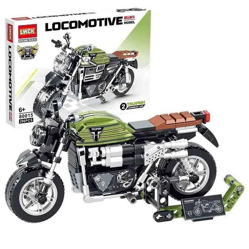 Motorcycle Model Educational Toy for Creative Builders