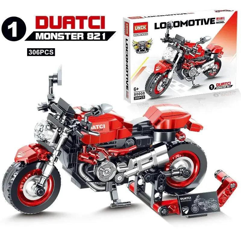 Motorcycle Model Educational Toy for Creative Builders
