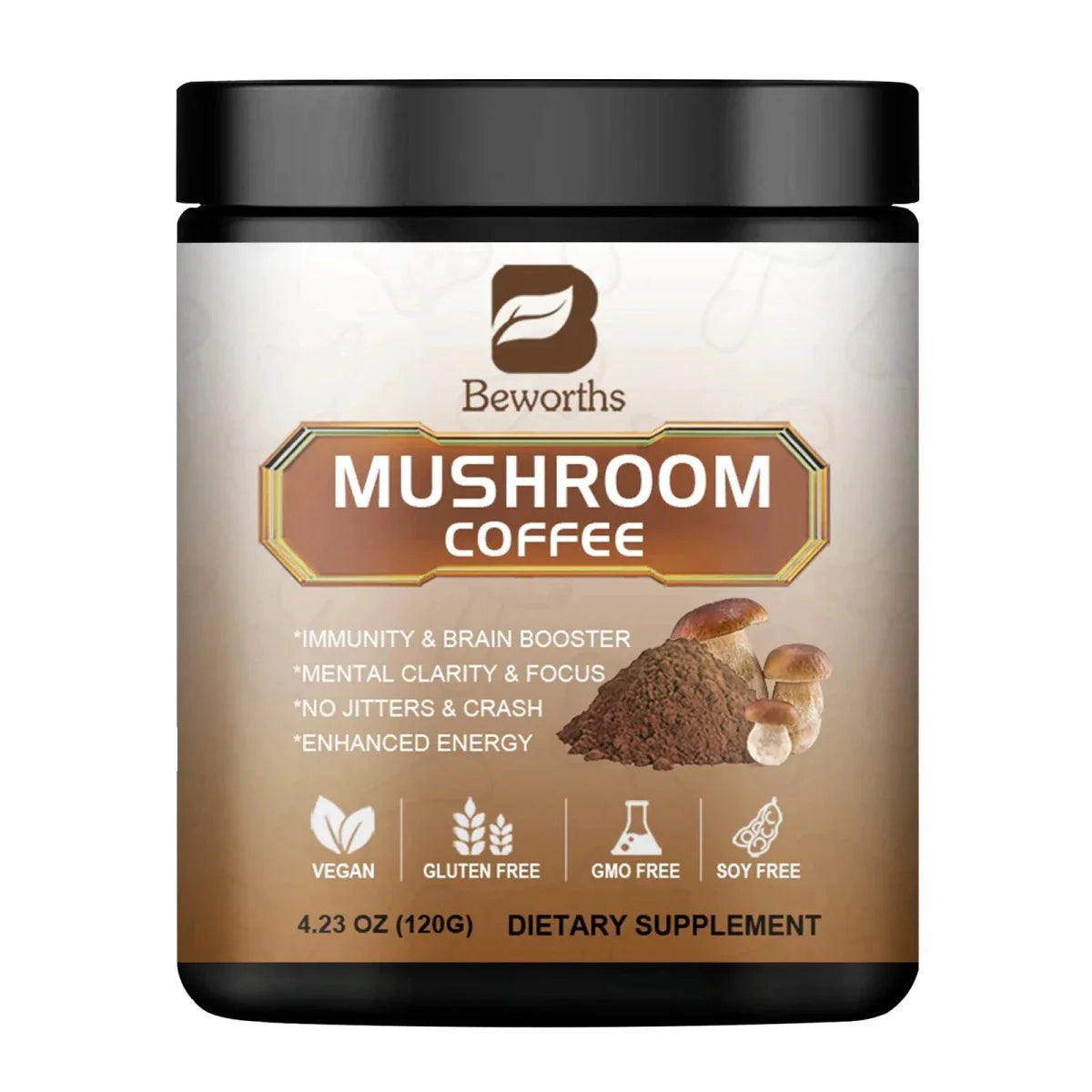 Mélange de café aux champignons premium - 10 extraits pour l'énergie et la vitalité