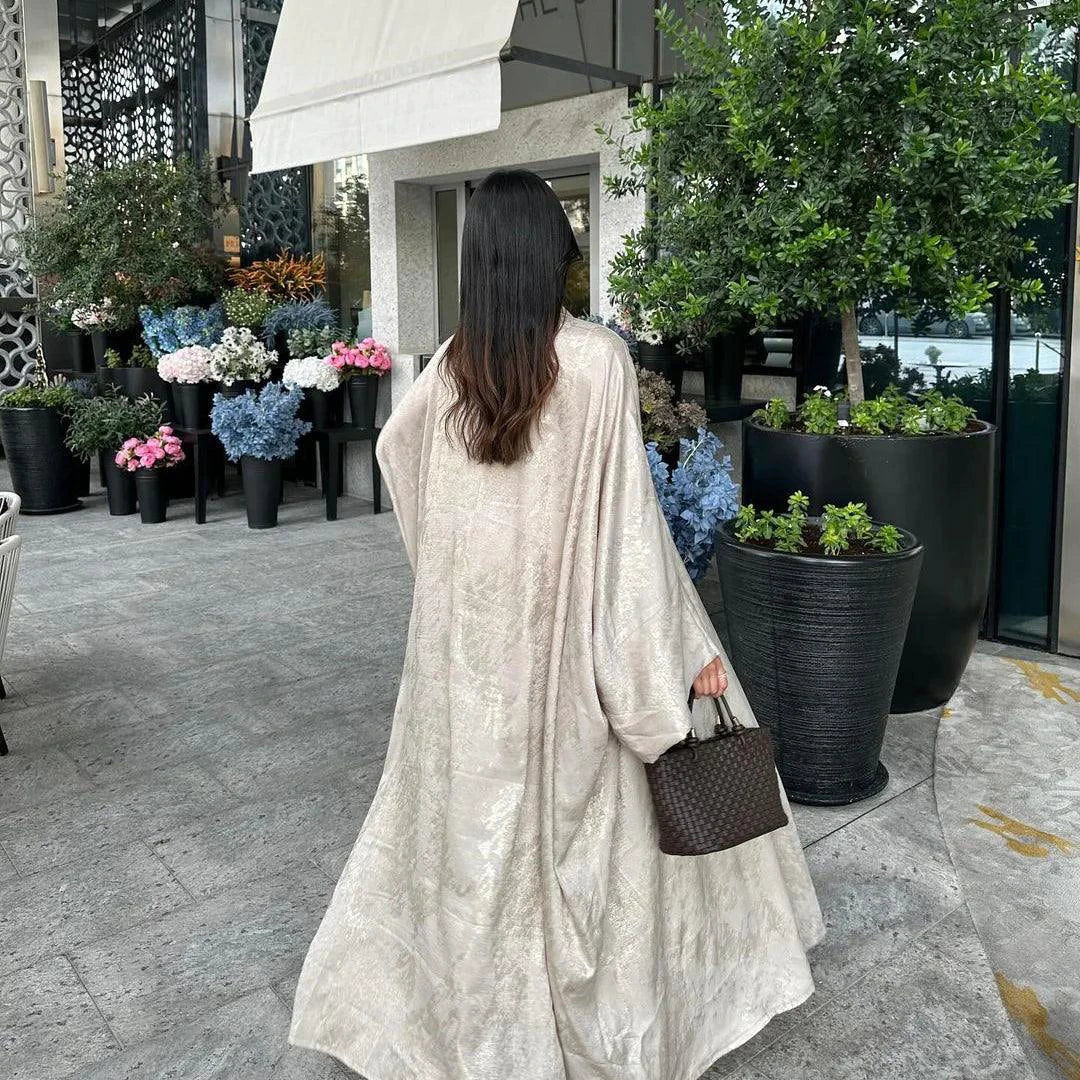 Elegant Bronzing Robe Abaya