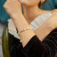 Natural Zircon Pearl Bracelet - Luxury Jewelry