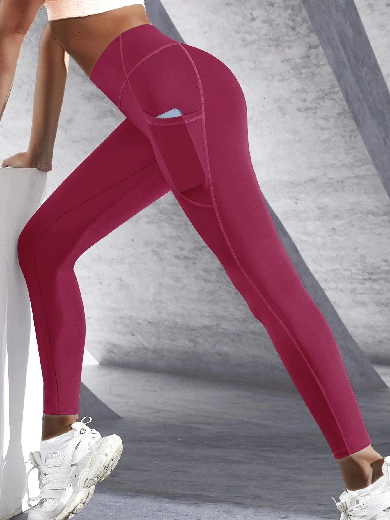 Leggings de Cintura Alta para Mujeres con Bolsillos para un Estilo de Vida Activo