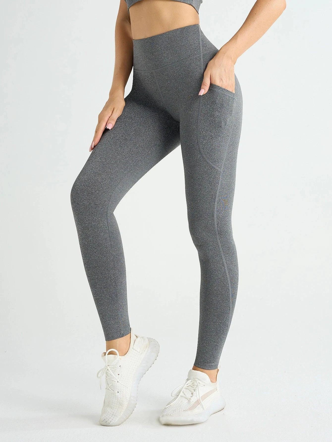 Leggings de Cintura Alta para Mujeres con Bolsillos para un Estilo de Vida Activo