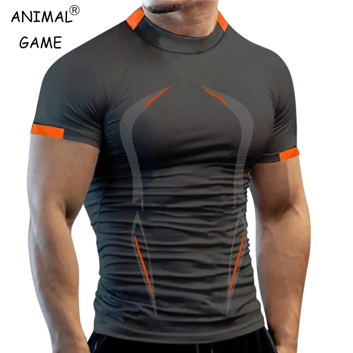 Camiseta de Verano Transpirable de Secado Rápido para Hombre
