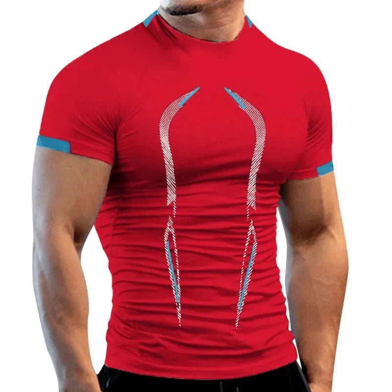 Camiseta de Verano Transpirable de Secado Rápido para Hombre