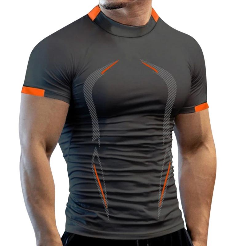Camiseta de Verano Transpirable de Secado Rápido para Hombre