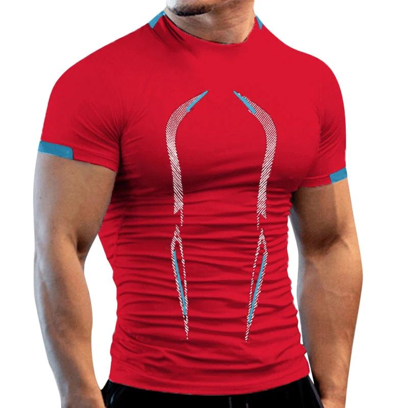Camiseta de Verano Transpirable de Secado Rápido para Hombre