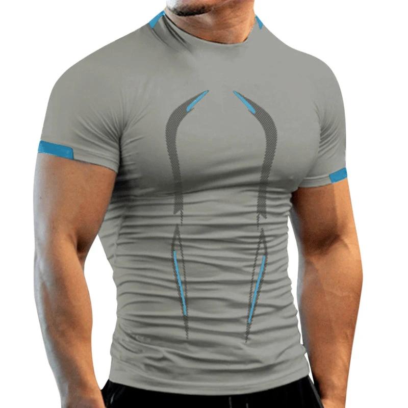 Camiseta de Verano Transpirable de Secado Rápido para Hombre