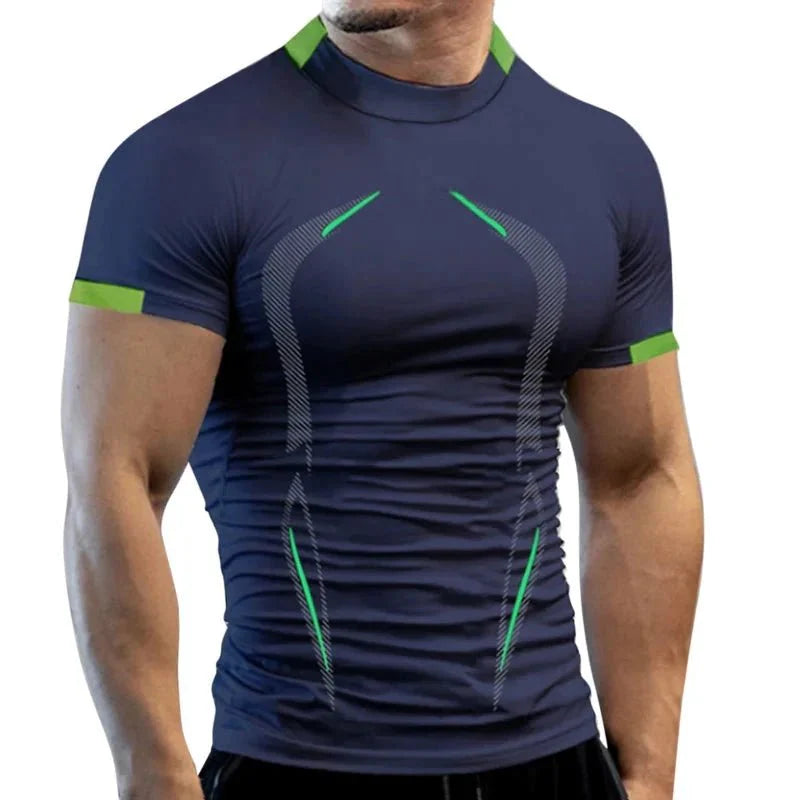Camiseta de Verano Transpirable de Secado Rápido para Hombre