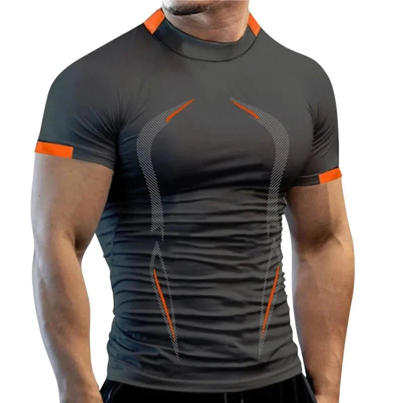 Camiseta de Verano Transpirable de Secado Rápido para Hombre