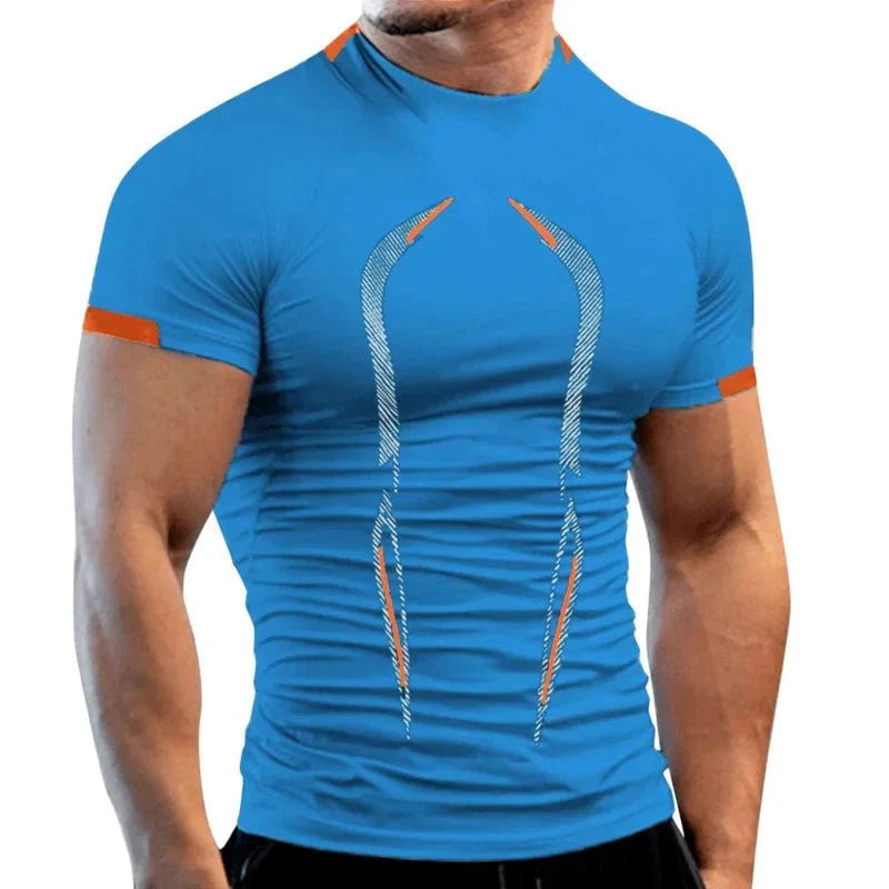 Camiseta de Verano Transpirable de Secado Rápido para Hombre