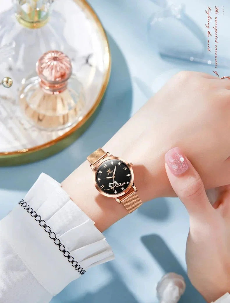 Reloj de Lujo para Damas OLEVS - Reloj de Cuarzo en Oro Rosa