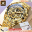 OLEVS Luxury Gold Men's Chronograph Watch